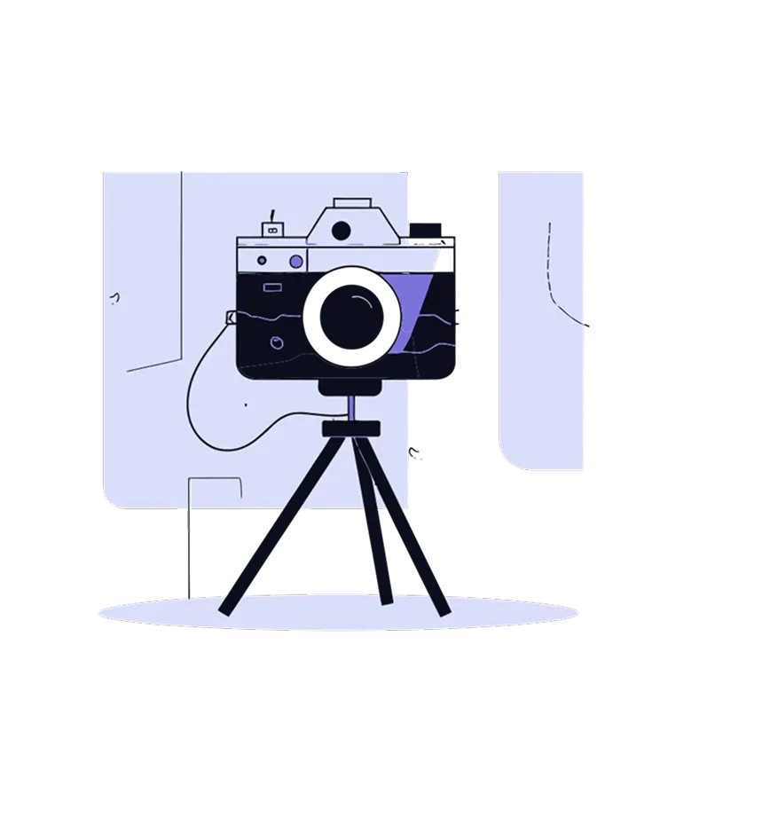 عکاسی تبلیغاتی در کرمان 7 Lined camera PNG