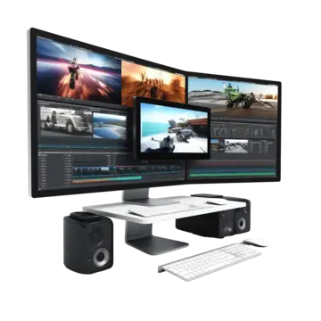 pngtree professional video editor 3d illustration png image 10313601